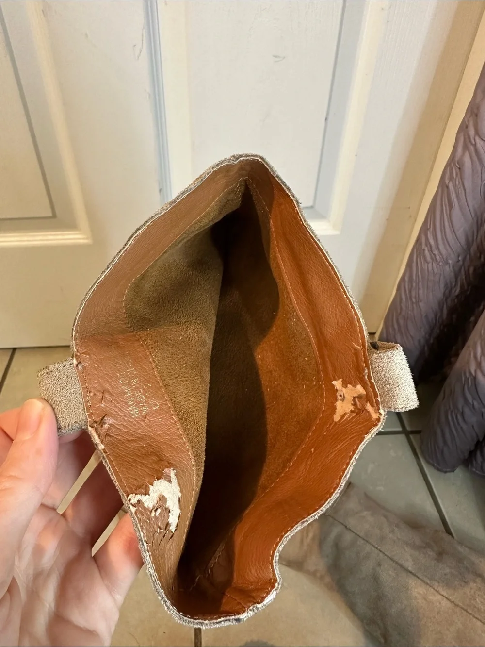 Mi.iM Women's Tall Suede Block Heel Boots - Taupe